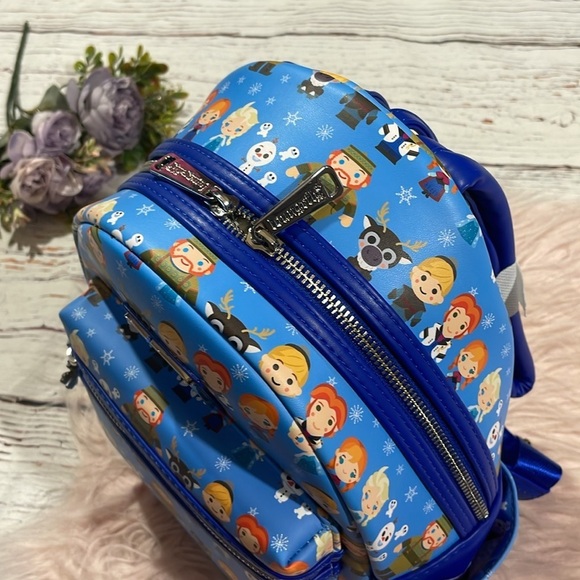 NWT Loungefly Disney Frozen Chibi Mini Backpack Exclusive - Picture 7 of 8